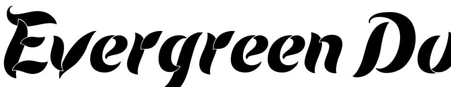 Evergreen Dusk cкачати шрифт безкоштовно